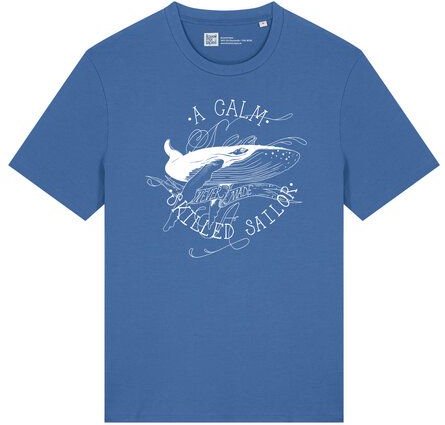 ilovemixtapes Unisex T-Shirt mit a calm sea.. Wal Motiv – Nachhaltig, Fair, Vegan, Bio-Baumwolle