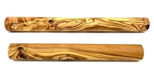 Olivenholz erleben Teigroller / Nudelholz DESIGN, aus Olivenholz