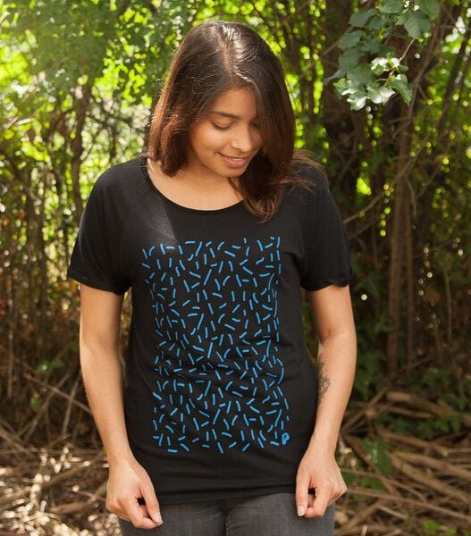 päfjes Streusel - Fair gehandeltes Rolled Sleeve Frauen T-Shirt - Modal