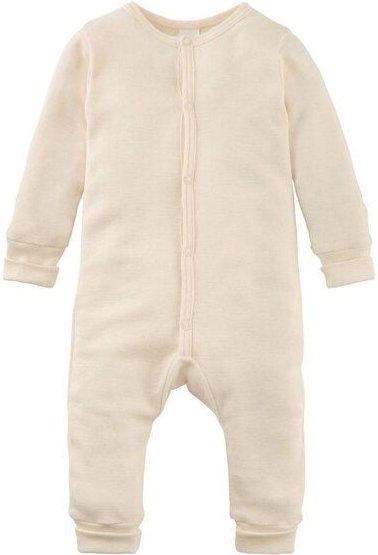 hessnatur Schlafoverall aus Bio-Baumwolle mit Merinowolle und Seide