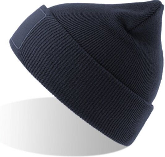 Atlantis Headwear Atlantis Wind Beanie Mütze mit unbedruckten Aufnäher