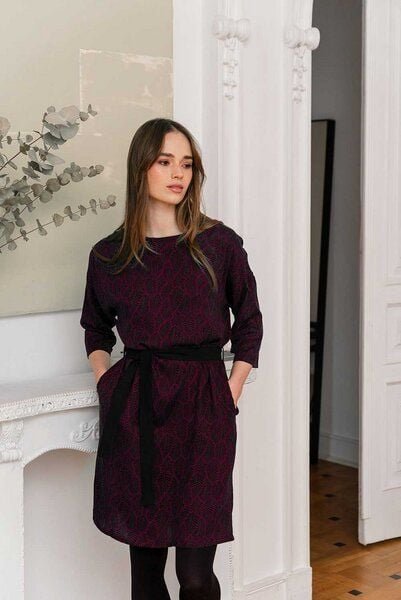 WiDDA berlin Kleid PURA beere aus ECOVERO®