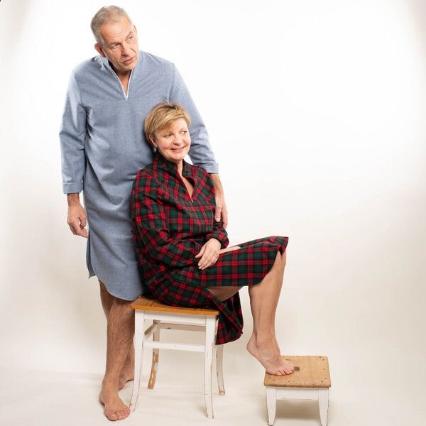 nahtur-design Nachhaltiges Flanell-Nachthemd | für höchsten Komfort