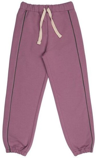 Jogginghose Bio-Baumwolle elastisch – Walkiddy, einfarbig Lila | weich, robust, hautfreundlich, nachhaltig produziert, v...