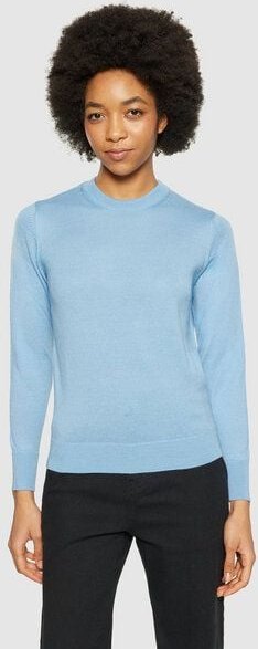 KnowledgeCotton Apparel Damen Pullover - Fine Merino Crew Neck - aus Bio-Merinowolle