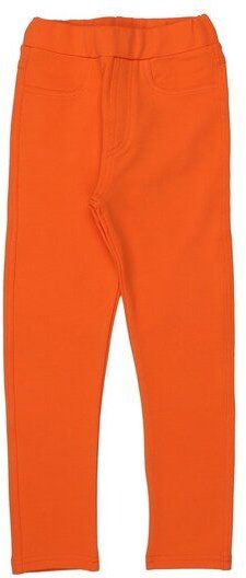 Kinder Sweatleggings GOTS zertifiziert, Bio-Baumwolle, orange, weich & elastisch, bequemer Bund – Walkiddy