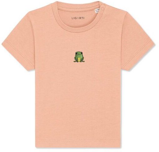 LIGARTI Babyshirt - Nils der Frosch