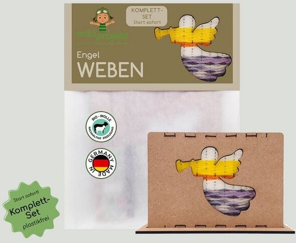 mikiprojekt Bastelset Weben Engel