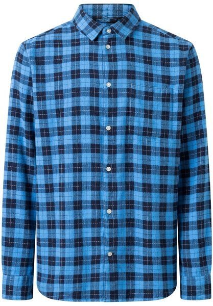 KnowledgeCotton Apparel Kariertes Hemd Loose Fit