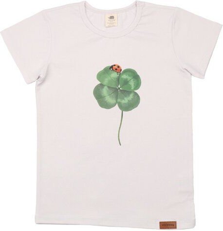 Öko Wild Flowers T-Shirt in Weiß - 95% Organische Baumwolle, GOTS-zertifiziert – Walkiddy