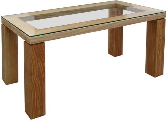 Die Schreiner Christoph Siegel Design-Tisch mit Glasplatte