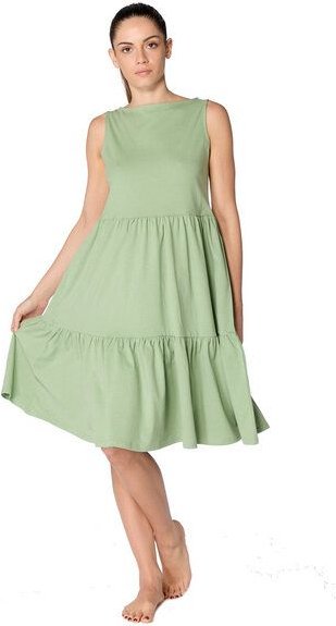 Leela Cotton Damen Volantkleid Bio-Baumwolle Kleid 1733