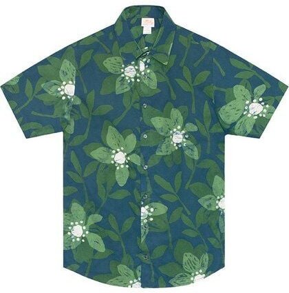 Global Mamas Bio Hemd - Slim Fit - Pathways