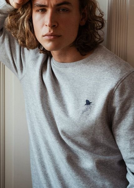 Kultgut Artdesign-Biofair Sweatpullover supersoft/ Little Shark