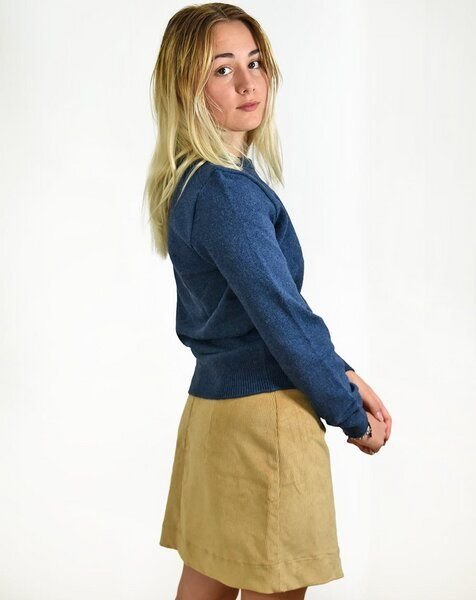 Aatise Zyclos Pullover, Rundhalsausschnitt, recycelter Wolle