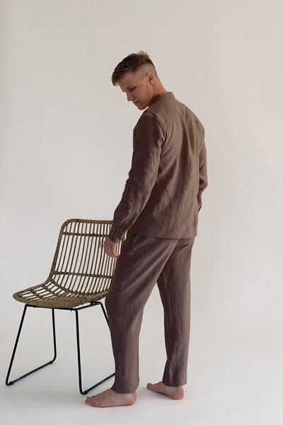 Thumbnail - gust. Herren Leinenhosen - Linen pants - 100% Bio-Leinen
