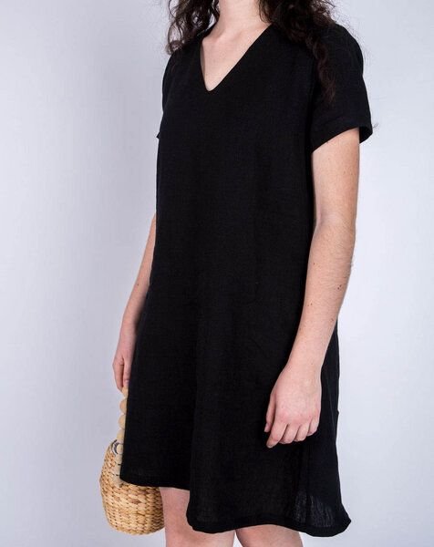 Aatise Shiftkleid kurzarm aus 100% Leinen Zelda