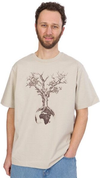 Life-Tree Organic Fairwear Heavy Shirt Men Desert Dust Weltenbaum