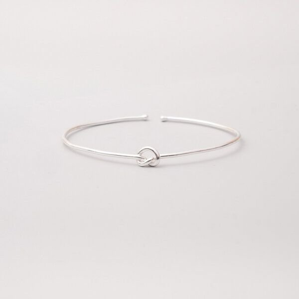 fejn jewelry Armband 'knot arm cuff' mit zartem Knoten