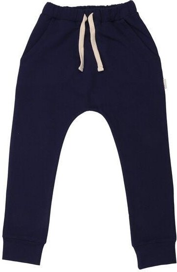 Kinder Jogginghose – Dunkelblau, Bund mit Kordel, weich & bequem | von Walkiddy