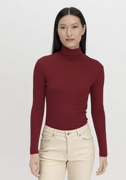 hessnatur Soft Rib Rollkragen Shirt Fitted aus Bio-Baumwolle und TENCEL Modal