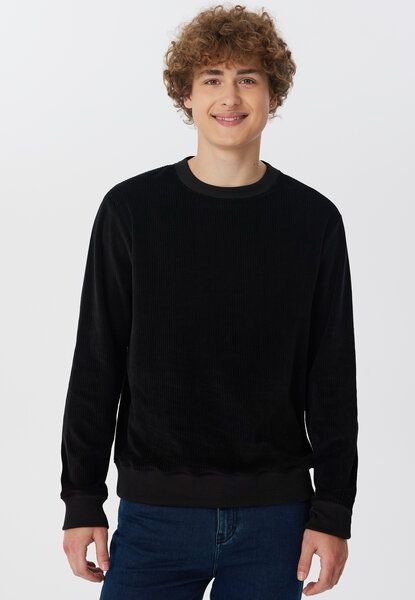 Leela Cotton Herren Cord-Sweatshirt aus 100% kba-Baumwolle - Feiner Nicky Cordstoff 2232
