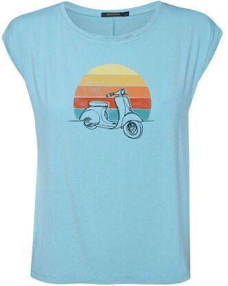 GREENBOMB Lifestyle Scooter Timid - Lässiges T-Shirt aus Bio-Baumwolle / hochwertiger Print / Fair & Vegan