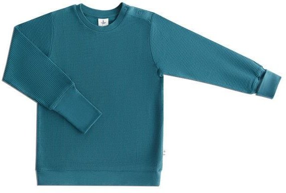 Kinder Sweatshirt Bio-Baumwolle Waffel Strick 2021"Leela Cotton"