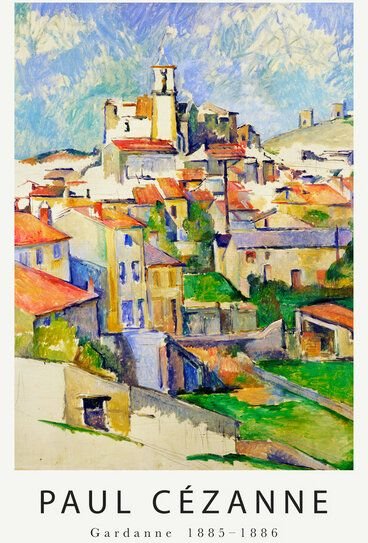 Photocircle Poster / Leinwandbild - Gardanne von Paul Cézanne