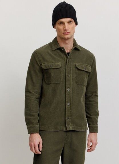 Thumbnail - Herren Cord Overshirt aus Bio-Baumwolle (recycled) Mix - ALBUCA - recolution