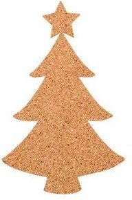 Kork-Deko Pinnwand in Weihnachtsbaum-Form aus Kork "Corkworld" Weihnachtsbaum XXL