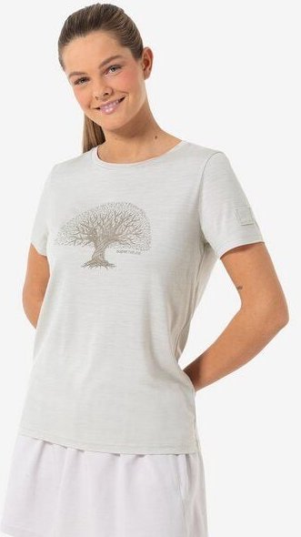 super.natural T-Shirt TREE OF KNOWLEDGE BIO J TEE für Damen, nachhaltig, Merino