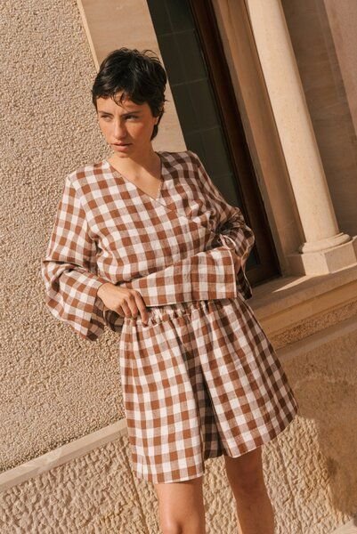 AmourLinen Betty Klassische Leinenhosen