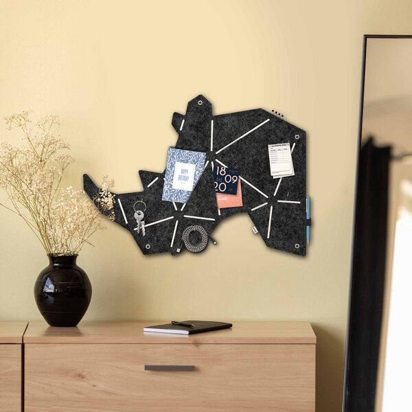 Nashorn-Pinnwand zum Stecken & Pinnen für Kinderzimmer von RÅVARE (NAS)