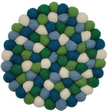 Frida Feeling Filz Untersetzer aus dicken Kugeln (Ø ca. 21 cm)