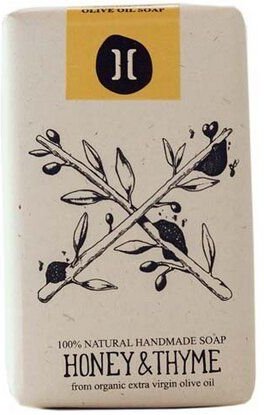 helleo Olivenölseife - Honig & Thymian - 120g
