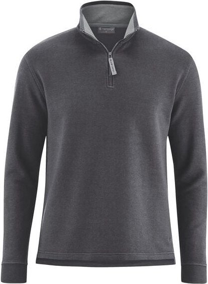 HempAge Herren Sweatware Troyer Hanf/Bio-Baumwolle