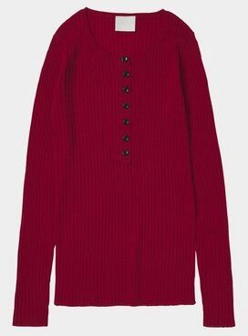 FUB - Bluse Rib Button