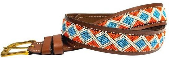 Zinj Design Massai Ledergürtel - Cameroun Kenia - Unisex