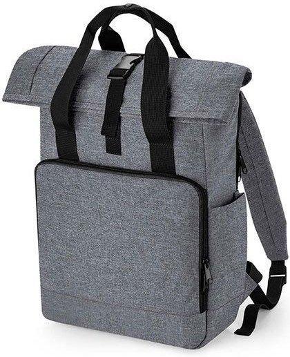 Thumbnail - BagBase Recycled Twin Handle Roll-Top Backpack Rucksack und Handtasche in einem