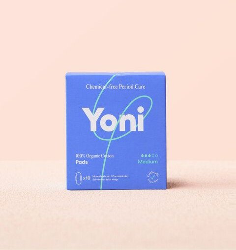 Yoni Binden mit Flügeln - 100 % Bio-Baumwolle