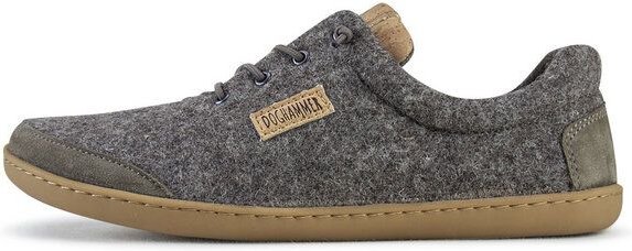 Doghammer Barfußschuh aus deutscher Wolle - Terrar Wool greyish