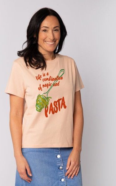 watapparel T-Shirt Frauen Magic and pasta