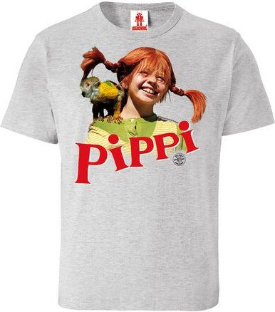 Thumbnail - LOGOSH!RT LOGOSHIRT - Pippi Langstrumpf & Herr Nilsson - Bio T-Shirt - Kinder