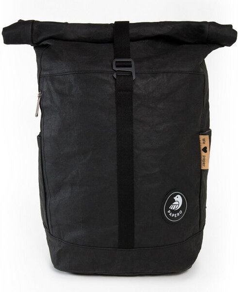 PAPERO Rucksack aus Papier – Rolltop Rucksack Damen Herren mit Laptopfach – wasserfest & robust – vegan & nachhaltig – m...