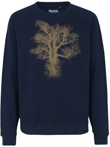 Peaces.bio - handbedruckte Biomode Bio Damen Sweatshirt Loose Fit Chestnut