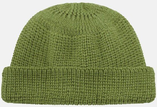 Hanseheld Strickmütze Seebär GOTS Dockermütze kurz und flach