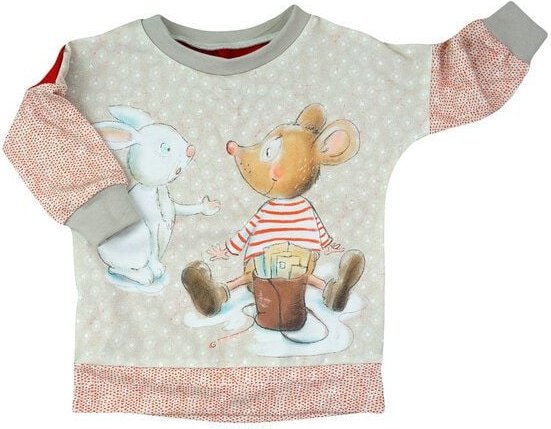 Sternchenwolke BIO Langarmshirt "Weihnachtsmaus"