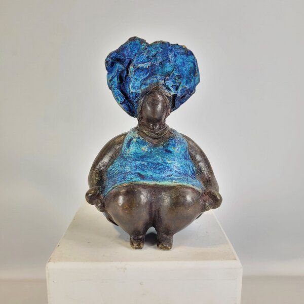 Moogoo Creative Africa Bronze-Skulptur "Bobaraba Henriette" Unikate by Hamidou | handgemacht