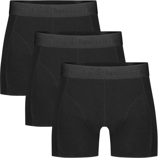 Bamboo Basics Enganliegende Herren Boxershorts RICO aus Bambusviskose / Biobaumwolle (3er Pack)